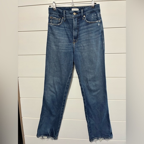 Good American Good Curve High Waist Straight Leg Jeans - Picture 11 of 13